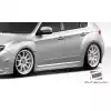 2008-2014 Subaru Impreza STI 4DR / 5DR / 2011-2014 Impreza WRX 4DR / 5DR Duraflex C-Speed 2 Side Skirts Rocker Panels - 2 Piece - Image 2