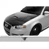 2006-2008 Audi A4 S4 B7 Carbon AF-1 Hood ( CFP ) - 1 Piece - Image 1