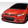 2012-2013 Honda Civic 2DR Duraflex H-Sport Front Add Ons Spat Bumper Extensions - 2 Piece - Image 1