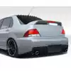 2002-2003 Mitsubishi Lancer Duraflex Evo X Look Rear Bumper - 1 Piece - Image 1