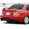 2004-2007 Mitsubishi Lancer Duraflex Evo X Look Rear Bumper - 1 Piece (S) - Image 3