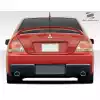 2004-2007 Mitsubishi Lancer Duraflex Evo X Look Rear Bumper - 1 Piece (S) - Image 2