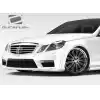 2010-2013 Mercedes E Class W212 Duraflex E63 AMG Look Front Bumper - 1 Piece - Image 3