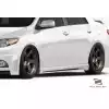 2009-2013 Toyota Corolla Duraflex W-1 Side Skirts Rocker Panels - 2 Piece - Image 2