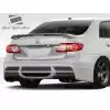 2011-2013 Toyota Corolla Duraflex W-1 Rear Bumper - 1 Piece - Image 2