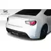 2013-2020 Scion FR-S Toyota 86 Subaru BRZ Duraflex X-5 Rear Add Ons Spat Bumper Extensions - 2 Piece - Image 2