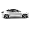 2008-2014 BMW X6 E71 E72 AF-5 Wide Body Side Skirts ( GFK ) - 2 Piece - Image 1