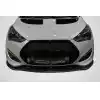 2012-2017 Hyundai Veloster Turbo Carbon Creations GT Racing Front Splitter - 1 Piece - Image 1