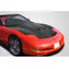 1997-2004 Chevrolet Corvette C5 Carbon Creations GT Concept Hood - 1 Piece - Image 1