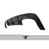 2007-2009 Mercedes CL63 W216 Black Series Carbon AF-1 Rear Diffuser ( CFP ) - 1 Piece - Image 4