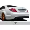 2007-2009 Mercedes CL63 W216 Black Series Carbon AF-1 Rear Diffuser ( CFP ) - 1 Piece - Image 2