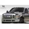 2008-2010 Ford Super Duty F250 F350 F450 Duraflex CVX Hood - 1 Piece - Image 2