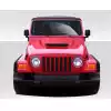 1997-2006 Jeep Wrangler Duraflex CVX Hood (non highline fenders) - 1 Piece - Image 1