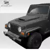 1997-2006 Jeep Wrangler Duraflex CVX Hood (non highline fenders) - 1 Piece - Image 2