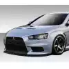 2008-2017 Mitsubishi Lancer Duraflex Evo X V3 Front Bumper - 1 Piece - Image 1