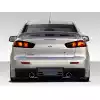 2008-2017 Mitsubishi Lancer Duraflex Evo X V3 Rear Bumper - 1 Piece - Image 1