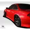 1995-1998 Nissan 240SX S14 Duraflex V-Speed Wide Body Side Skirt Rocker Panels (35mm) - 2 Piece - Image 2