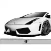 2004-2008 Lamborghini Gallardo AF-1 Wide Body Front Bumper ( GFK ) - 2 Piece - Image 2