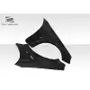 2003-2009 Mercedes CLK W209 Duraflex Black Series Look Wide Body Front Fenders - 2 Piece - Image 3