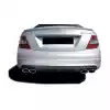 2008-2014 Mercedes C Class W204 Vaero C63 V1 Look Rear Bumper ( with PDC ) - 1 Piece (S) - Image 1