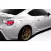 2013-2020 Scion FR-S Toyota 86 Subaru BRZ Duraflex W-1 Rear Fender Flares - 2 Piece - Image 1