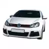 2010-2014 Volkswagen Golf GTI Jetta Sportwagen Duraflex R Look Front Bumper - 1 Piece - Image 1