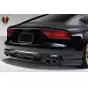 2012-2015 Audi A7 C7 Eros Version 1 Rear Lip Under Air Dam Spoiler - 1 Piece - Image 2