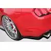 2015-2017 Ford Mustang Carbon Creations GT Concept Rear Add Ons Spat Extensions - 2 Piece (S) - Image 1