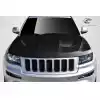 2011-2022 Jeep Grand Cherokee Carbon Creations SRT8 Look Hood - 1 Piece - Image 2