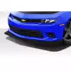 2014-2015 Chevrolet Camaro V8 Duraflex Z28 Look Front Lip Under Air Dam Spoiler ( non flare, will fit normal body vehicles ) - 1 Piece - Image 1