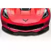 2014-2019 Chevrolet Corvette C7 Duraflex Apex Front Splitter - 3 Piece - Image 1