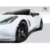 2014-2019 Chevrolet Corvette C7 Duraflex Thunderbolt Side Splitters - 2 Piece - Image 2