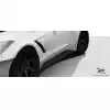 2014-2019 Chevrolet Corvette C7 Duraflex Gran Veloce Wide Body Side Skirts- 2 Piece - Image 2