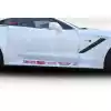 2014-2019 Chevrolet Corvette C7 Duraflex Gran Veloce Wide Body Side Skirts- 2 Piece - Image 1