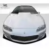 Universal Duraflex Z28 Look Hood Cowl Scoop Vent - 1 Piece - Image 2