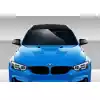 2012-2018 BMW 3 Series F30 / 2014-2020 4 Series F32 Duraflex Eros Version 1 Hood - 1 Piece - Image 1