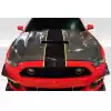 2015-2017 Ford Mustang Carbon Creations CVX Hood - 1 Piece - Image 1