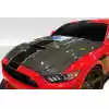 2015-2017 Ford Mustang Carbon Creations CVX Hood - 1 Piece - Image 2