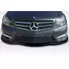 2012-2014 Mercedes C Class W204 Duraflex L Sport Front Lip Spoiler - 1 Piece (AMG Sports Bumper only) - Image 1