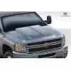 2007-2013 Chevrolet Silverado Duraflex Cowl Hood - 1 Piece - Image 3