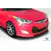 2012-2017 Hyundai Veloster Non Turbo Duraflex N Design Front Lip Spoiler - 1 Piece - Image 2