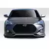 2012-2017 Hyundai Veloster Turbo Duraflex N Design Front Lip Spoiler - 1 Piece - Image 1