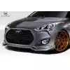 2012-2017 Hyundai Veloster Turbo Duraflex N Design Front Lip Spoiler - 1 Piece - Image 2