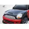 2007-2013 Mini Cooper Hatchback R56 Clubman R55 2009-2015 Cooper convertible R57 2012-2015 Cooper Coupe / Roadster R58 R59 Carbon Creations DriTech S OEM Look Hood - 1 Piece - Image 2