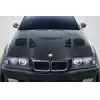 1992-1998 BMW 3 Series M3 E36 2DR Carbon Creations DriTech GTR Hood - 1 Piece - Image 1