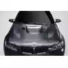 2009-2011 BMW 3 Series E90 4DR Carbon Creations DriTech AF1 Hood - 1 Piece - Image 1