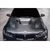 2009-2011 BMW 3 Series E90 4DR Carbon Creations DriTech AF1 Hood - 1 Piece - Image 2