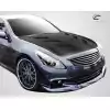 2007-2013 Infiniti G Sedan G25 G35 G37 / 2015 Q40 Carbon Creations DriTech AM-S Hood - 1 Piece - Image 2