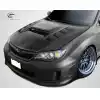 2008-2011 Subaru Impreza 2008-2014 WRX STI Carbon Creations DriTech VR-S Hood - 1 Piece - Image 2