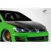 2015-2021 Volkswagen Golf / GTI Carbon Creations DriTech K Design Hood - 1 Piece - Image 2